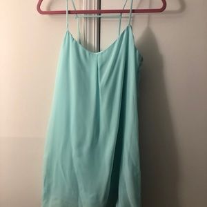 Mint green/ sea foam strappy dress